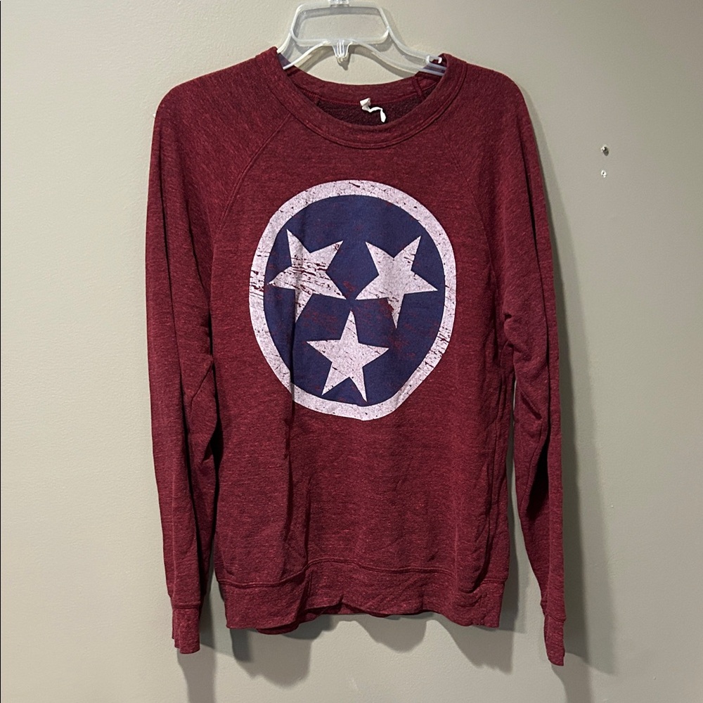 Tennessee Red Tri-Star Graphic Sweatshirt